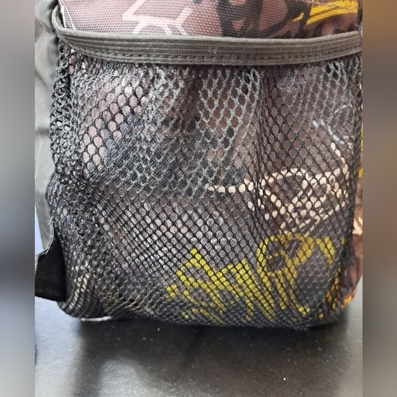 Men's Graffitti Covered Canvas Back Pack - Picture 3 of 9